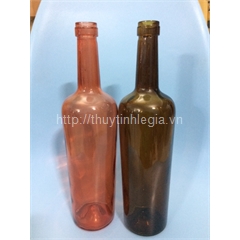 Chai Vang 750ml - Nút bần - Màng co